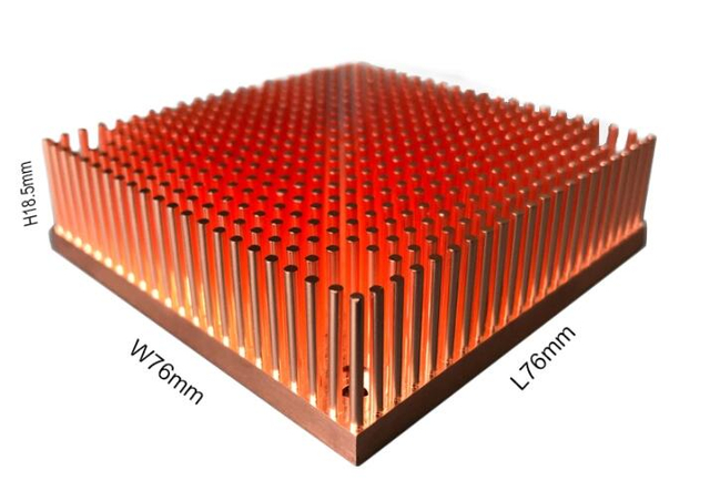 Custom Skiving Copper Heat Sink