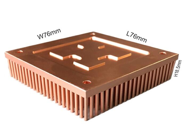 Custom Skiving Copper Heat Sink