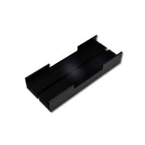 Black Anodized Machined Heat Sink