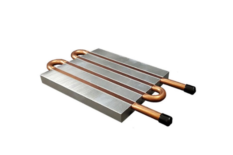 4 Pass Copper Tube FSW Liquid Cold Plate
