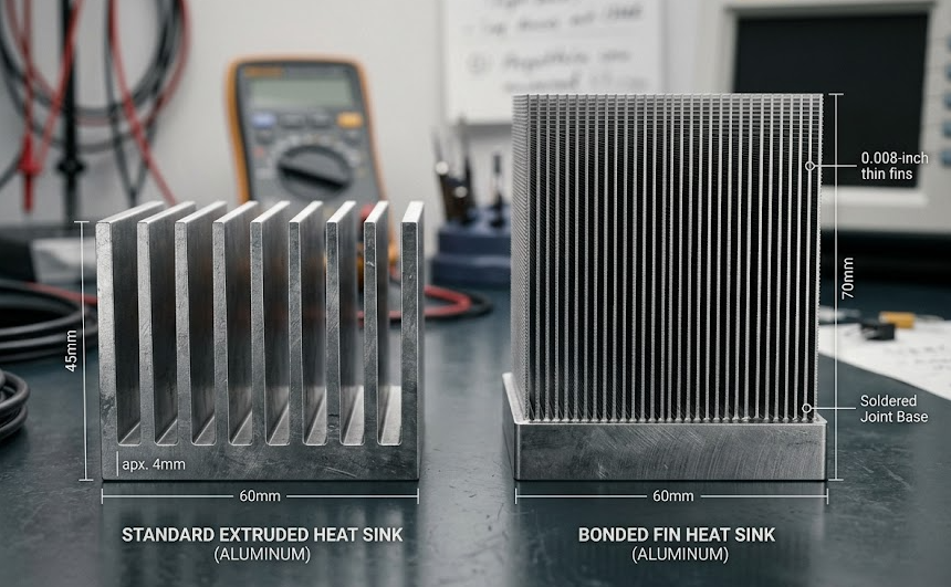 Bonded Fin Vs. Extruded Heat Sinks: Which Beats High Heat Flux?