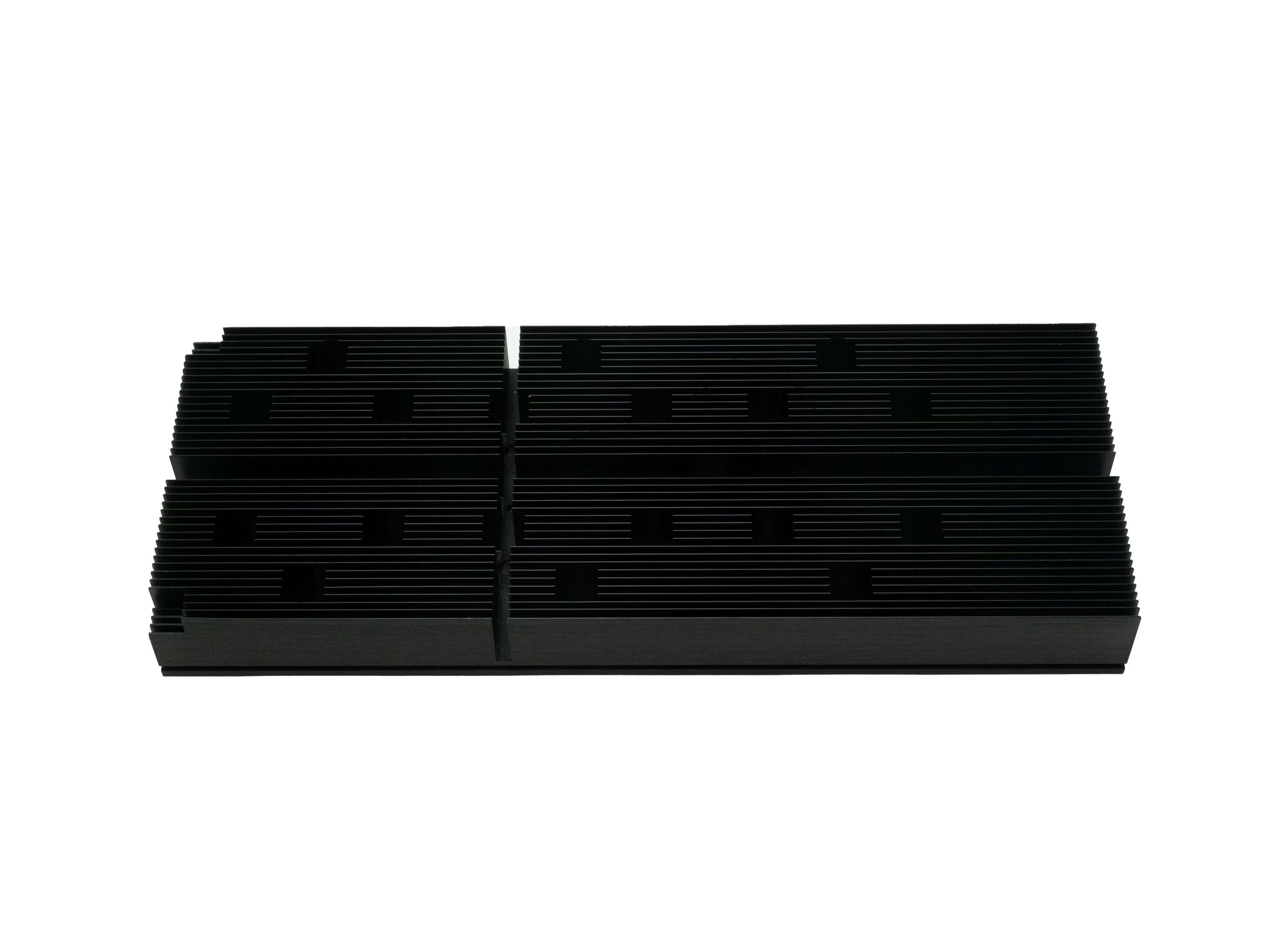 Black Anodized Aluminum Heatsink